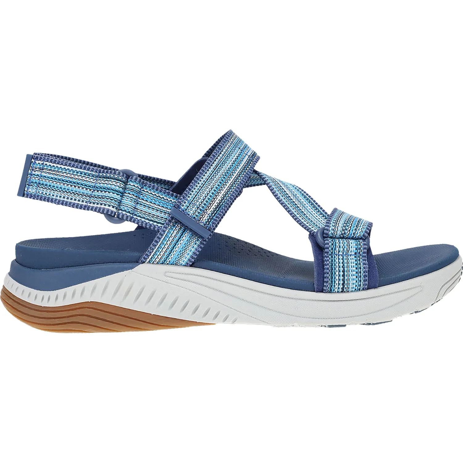 Women's Dansko Rayna Blue Multi Webbing Synthetic