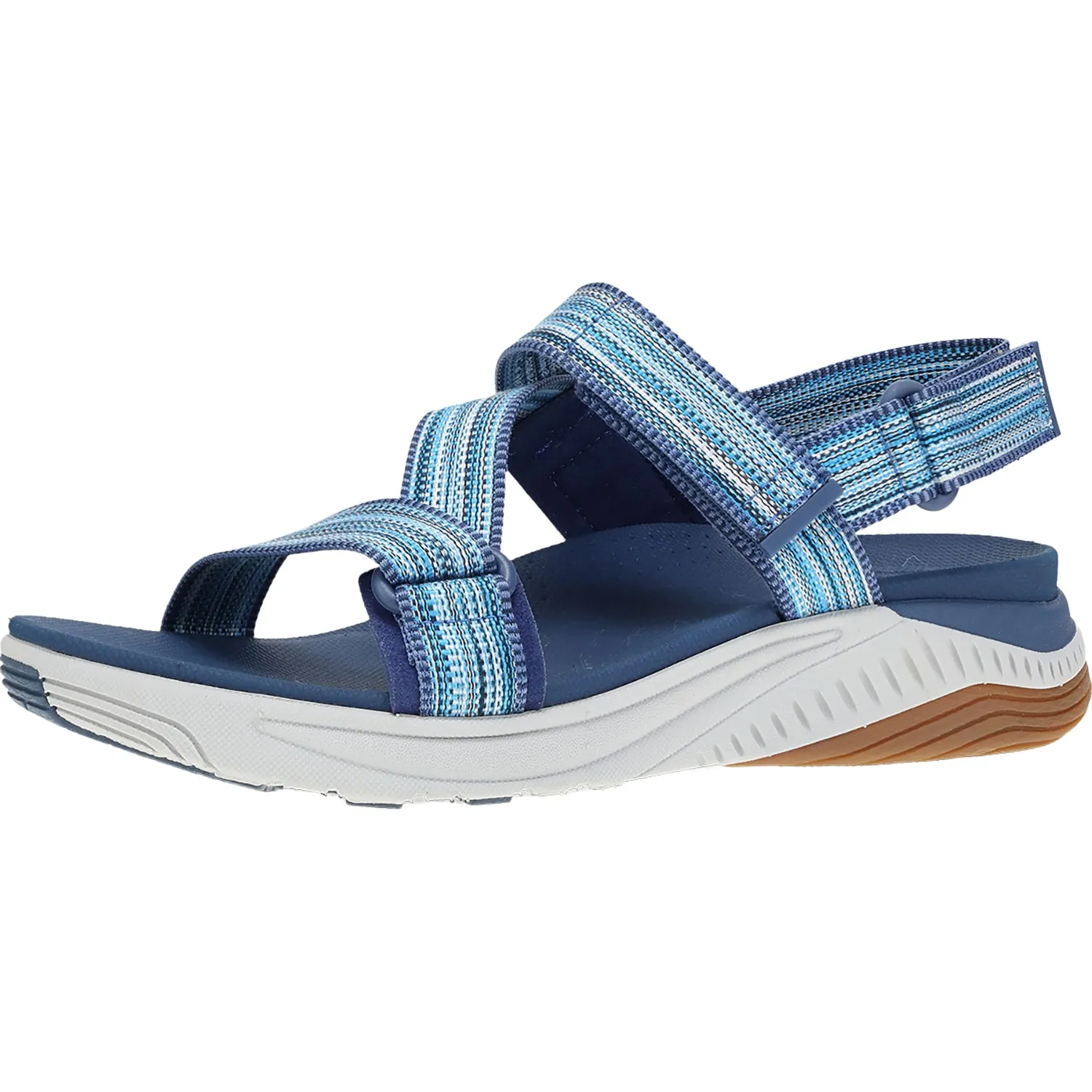 Women's Dansko Rayna Blue Multi Webbing Synthetic