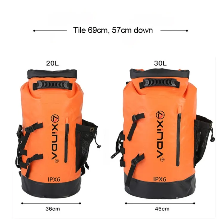 XINDA H-BAG03 20L Outdoor Waterproof Upstream Storage Shoulder Mountaineering Bag(Orange)