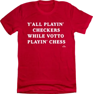 Y'all Playin Checkers While Votto's Playing Chess