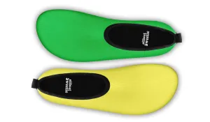 Yellow And Green Mismatch Water Shoes