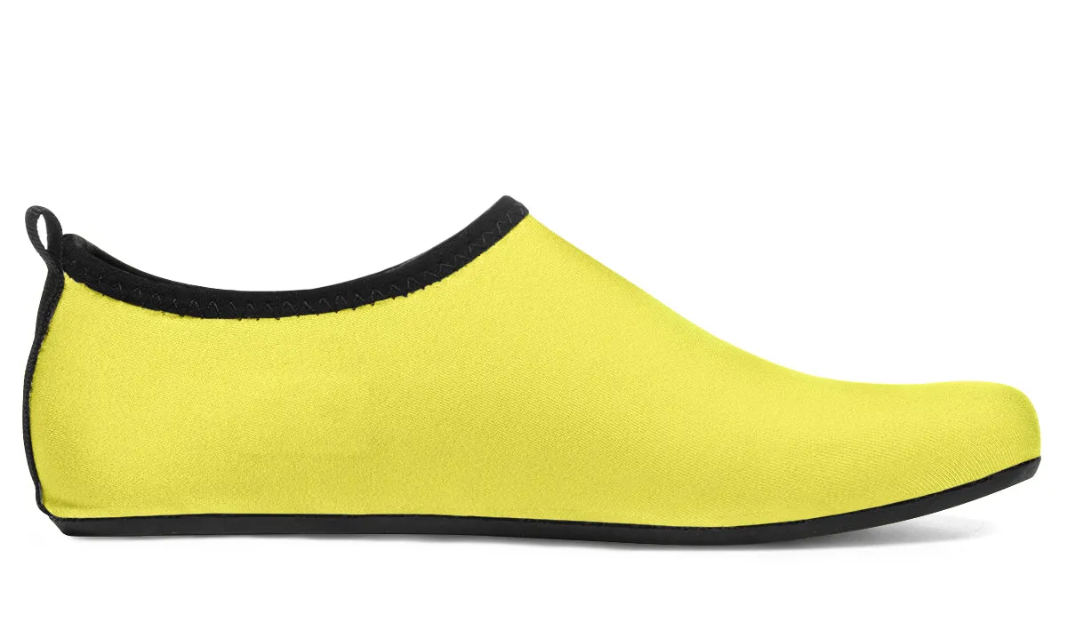 Yellow And Purple Mismatch Water Shoes